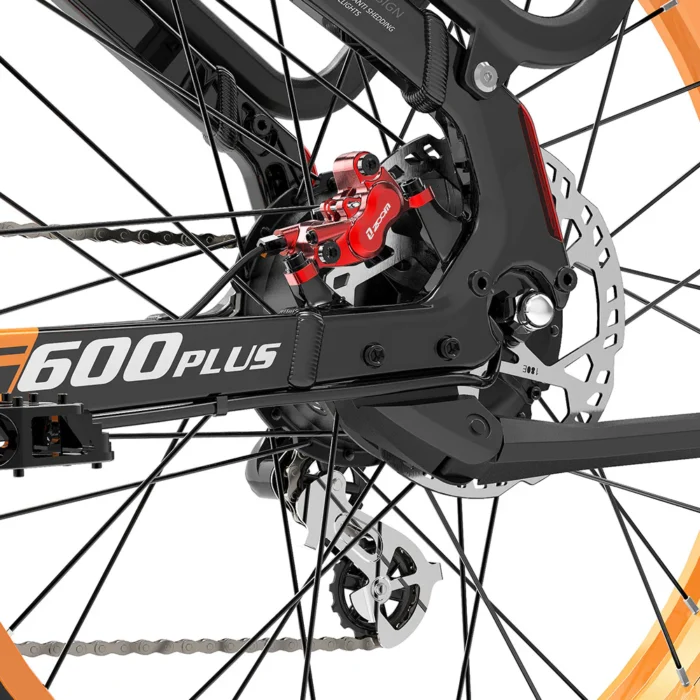 Lankeleisi MG600 Plus Version 2025 26" Fat Bike Électrique 960Wh SUV E-bike – Image 4