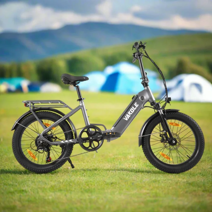 Vakole VT4 250W 20" Vélo électrique VTC Compact Pliable 468Wh Batterie avec Cadre Bas – Image 8